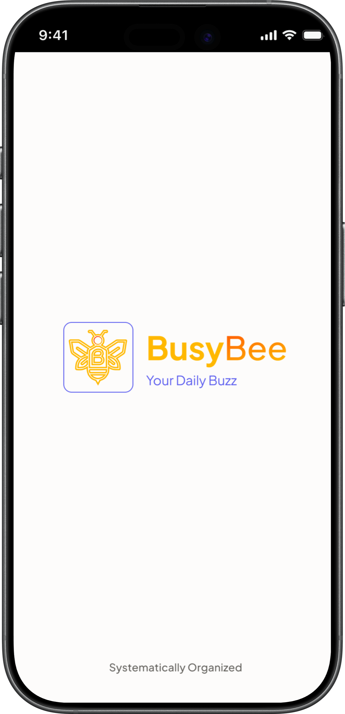 BusyBee splash screen